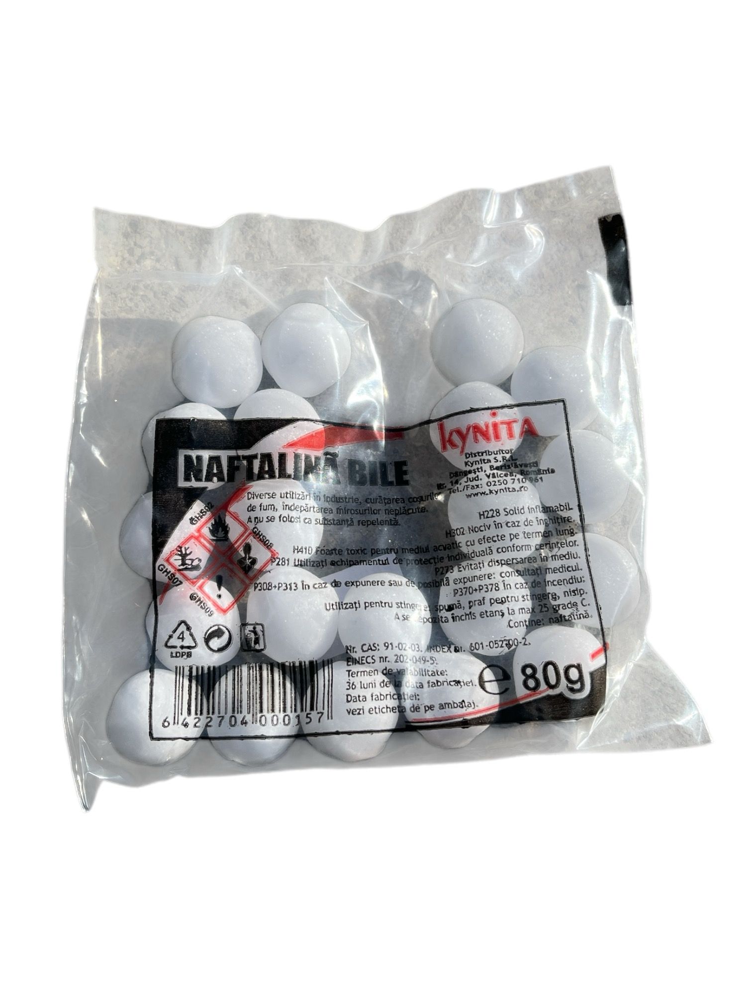 Naftalina bile, 80g